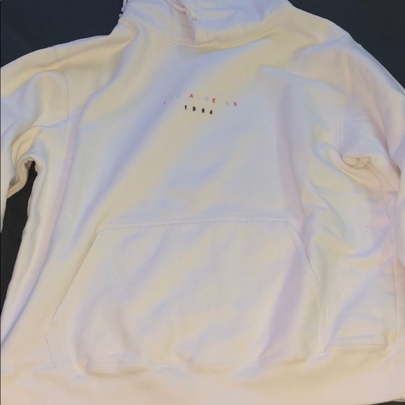Brandy Melville Tops - White Los Angeles Brandy Melville Hoodie